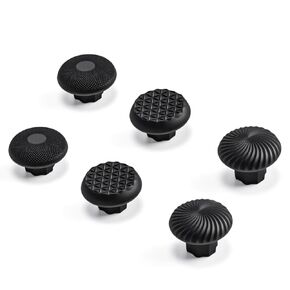 Replacement Thumbstick Caps for PS5 DualSense Edge Controller, Adjustable Thumb Stick Grips for PlayStation 5 Pro Elite Controller with 6 Analog Joysticks