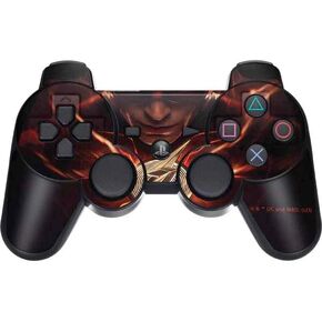 Skinit Decal Gaming Skin Compatible with PS3 Dual Shock Wireless Controller - Officially Licensed Warner Bros The Flash Movie: The Flash Poster Design