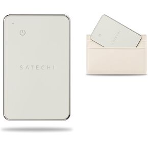 Satechi FindAll Wallet Card with Find My, Wallet Tracker Card with Left Behind Notification, Sound Alert and Wireless Charging, Works with iPhone, iPad, Mac – Black