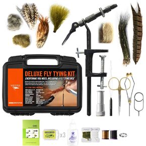 WETFLY Deluxe Fly Tying Kit with Book and Dvd. This Is Our Most Popular Fly Tying Kit.