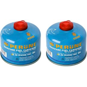 Iso-Butane Camping Fuel Gas Canister All Season Mix - 230gram (2 Pack)
