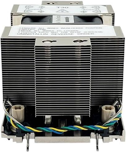 2U LGA4677 4th & 5th CPU Coooler 5 Heat Pipes High-Speed PWM 2u Radiator Server Heatsink 4677-2UAF8 TDP400w(4677-2UAF8 Cooler) in Saudi Arabia