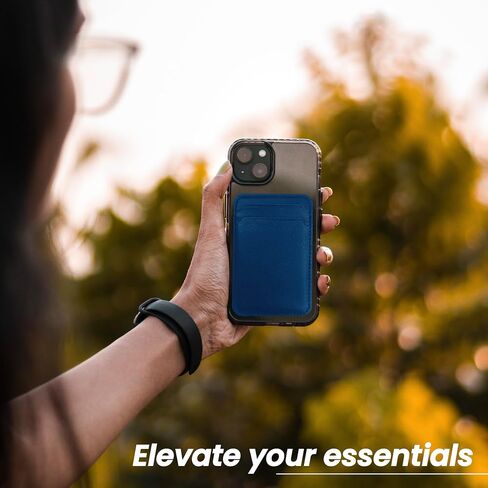 OTM Essentials أساسيات محفظة الهاتف الجلدية فو ، مغناطيسي أنيق ، متوافق مع أجهزة Magsafe ، يحمل البطاقات ، معرف الطالب ، تمريرة ، إلخ ، والوردي الفاتح in Saudi Arabia