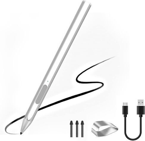 stylus لـ Microsoft Surface Pro9/8/7/6/5/4/3/x كمبيوتر محمول/كتاب سطحي/Book/Studio 3/GO/GO2/GO3 ، 4096 in Saudi Arabia
