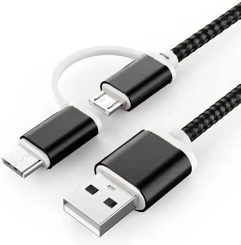 Power Cord Replacement for Amazon Kindle Charger, Old & New Kindle, Paperwhite 10th Generation, Samsung Galaxy Tab A7 S6 Lite A8 Tablet USB Fast Charging Cords 2 in 1 Cables in Kuwait