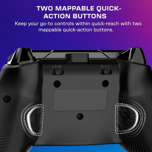 Turtle Beach Afterglow Wave Wired RGB Controller - مرخصة لسلسلة Xbox Series X | S ، Xbox One & Windows PCS - أزرار قابلة للتطبيق ، مشغلات شعر القاعة ، APPER APP - GRAY in Saudi Arabia