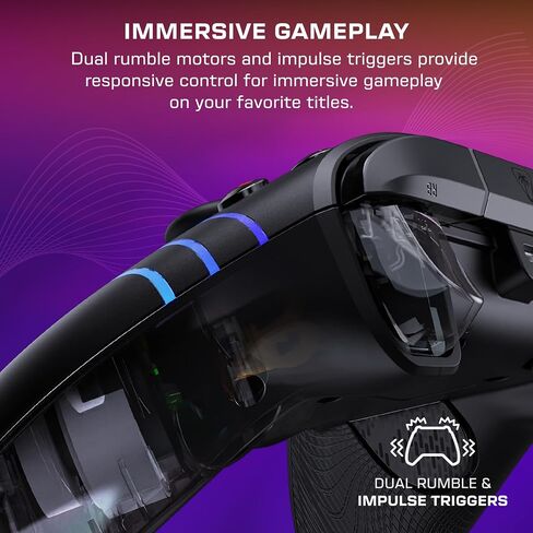Turtle Beach Afterglow Wave Wired RGB Controller - مرخصة لسلسلة Xbox Series X | S ، Xbox One & Windows PCS - أزرار قابلة للتطبيق ، مشغلات شعر القاعة ، APPER APP - GRAY in Saudi Arabia