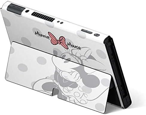Skinit Skinit Gaming Gaming Skin متوافق مع Nintendo Switch OLED (2021) - تصميم رمز Minnie Mouse مرخص رسميًا in Kuwait