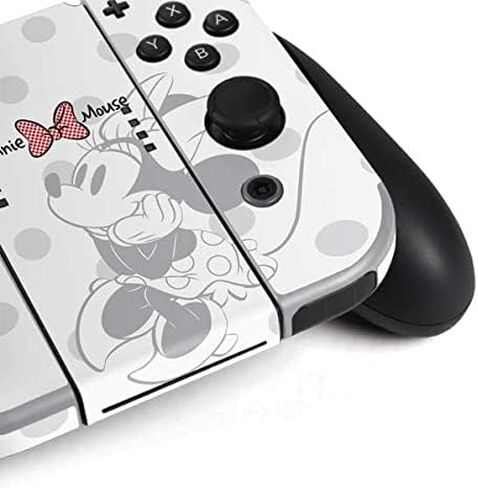 Skinit Skinit Gaming Gaming Skin متوافق مع Nintendo Switch OLED (2021) - تصميم رمز Minnie Mouse مرخص رسميًا in Kuwait