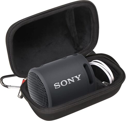 FBLFOBELI Hard Case Compatible with Sony SRS-XB100/SRS-XB12/SRS-XB13 Extra Bass Portable Waterproof Speaker (Case Only) (Black) in Saudi Arabia