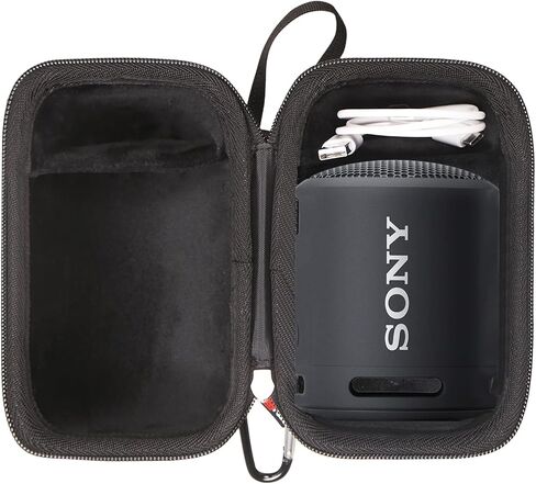 FBLFOBELI Hard Case Compatible with Sony SRS-XB100/SRS-XB12/SRS-XB13 Extra Bass Portable Waterproof Speaker (Case Only) (Black) in Saudi Arabia