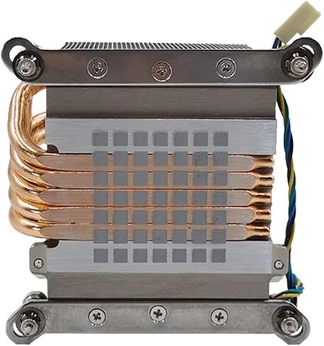 GOOD THERMAL 2U Server CPU CPU Dinkink لـ LGA115X LGA1200 LGA1366 CPU مبرد مع 6025 مروحة 6800 دورة في الدقيقة 5 -PIPE TDP حتى 165W (LGA1366) in Saudi Arabia