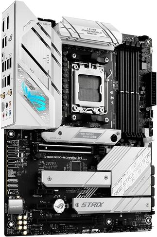 ASUS ROG Strix B650-A Gaming WiFi AMD B650 AM5 DDR5 6400 DP HDMI 3X M2 USB3.2 WIFI 6E + BT Aura RGB 2.5GBIT LAN ATX Armory Crate ، AI Suite 3 ، PCIe Slot Q-release in Kuwait