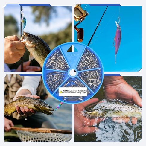 Power Clips Fishing Snaps Set High Strength Stainless Steel Quick Change Connector Swivels Tackle Fish Lure Attachement Freshwater Saltwater in Kuwait