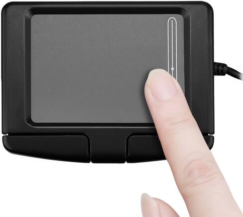 Adesso Easy Cat 2B Touchpad PS2, Black (GP-160PB) in Saudi Arabia