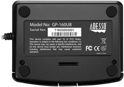 Adesso Easy Cat 2B Touchpad PS2, Black (GP-160PB) in Saudi Arabia