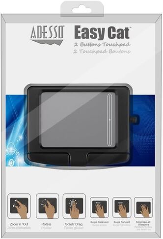 Adesso Easy Cat 2B Touchpad PS2, Black (GP-160PB) in Saudi Arabia