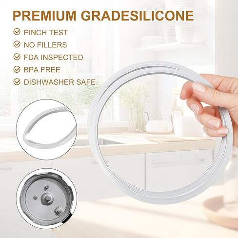 18/20/22/24/26/28/30/32cm Pressure Cooker Sealing Ring For Aluminum Alloy Pressure Cooker Pot, Stretchy Rubber Gasket, Pressure Seal Ring, Kitchen Cookware Accessories (A28-11in) in Saudi Arabia