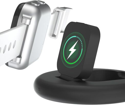 حامل الشحن متوافق مع GABB Watch 3E/3 ، إكسسوارات شاحن مغناطيسي لاسلكية محمولة وقابلة للطي مع سلك شحن 3.3 قدم (وليس لساعة GABB 2/1) (أسود) in Kuwait