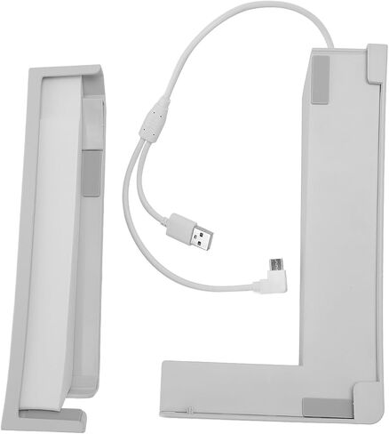 ciciglow Horizontal Stand for Slim Console with 4 Port USB Hub, RGB Colorful Lighting, ABS Material, Stable Stand, Sync & Charge, Game Console Accessories, (Black) in Saudi Arabia
