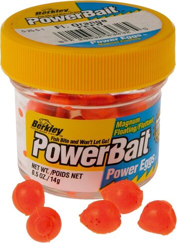 Berkley PowerBait Power Eggs Floating Mag Asst Fishing Bait, Assorted Colors, Irresistible Garlic Flavor, Natural Presentation, Ideal for Trout, Steelhead, Salmon and More in Saudi Arabia