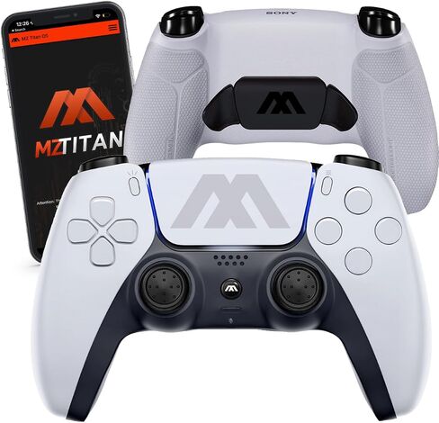 Custom Modded Controller for PS5 with Anti Recoil Mode, Remappable Paddles, Interchangeable Thumbsticks, Hair Triggers,Tactical Buttons - Wireless Joystick for PlayStation 5 with Unique Soft Red in Kuwait