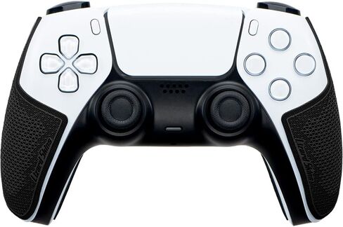 جلود السحلية PS5 Controller Grip - 0.5mm DSP PlayStation 5 Grip - من السهل تثبيت القطع المسبقة - 10 ألوان (طائرة أسود) in Kuwait