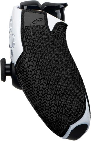 جلود السحلية PS5 Controller Grip - 0.5mm DSP PlayStation 5 Grip - من السهل تثبيت القطع المسبقة - 10 ألوان (طائرة أسود) in Kuwait