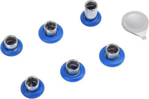 Thumbsticks قطع غيار لسلسلة وحدة تحكم النخبة 2 ، لوحدات التحكم الأساسية من سلسلة 2 (Model 1797). يشمل: 6 × Thumbsticks ، جزء واحد قياسي واحد (أزرق) in Kuwait