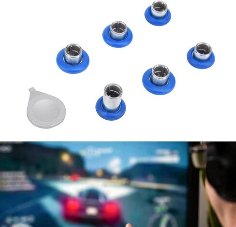 Thumbsticks قطع غيار لسلسلة وحدة تحكم النخبة 2 ، لوحدات التحكم الأساسية من سلسلة 2 (Model 1797). يشمل: 6 × Thumbsticks ، جزء واحد قياسي واحد (أزرق) in Kuwait