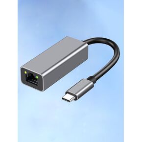 USB to Ethernet Adapter, 100Mbps High-Speed RJ45 Internet Adapter, USB2.0 to Ethernet Converter for Laptop/MacBook/Surface/PC, Plug & Play, Compact & Portable,for Gaming, Home Office, USBA 100M