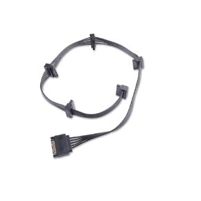 SATA 15PIN Male to 5 SATA 15 Pin Female Power Splitter 1 to 5 Serial ATA Powered Expansion Cable for PC/NAS/Server SSD/HDD, DVD/CD-ROM - 28.3 in.