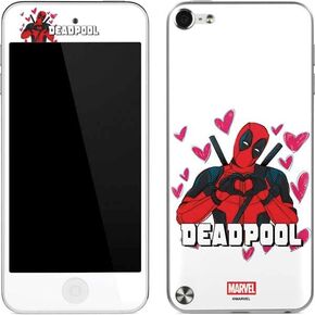 Skinit MECAL MP3 Player Skin متوافق مع iPod Touch (5th Gen & 2012) - تصميم Marvel Deadpool Collage Collage مرخص رسميًا
