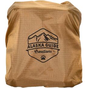 Alaska Guide Creations Camo Bino Shield | Lightweight Cover for Any AGC Bino Pack | Waterproof Protection Binocular Chest Pack (Coyote Brown)