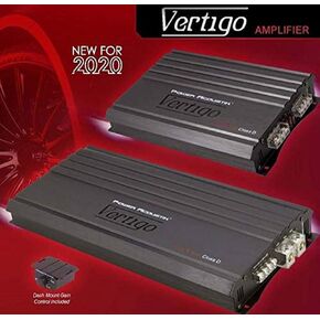 Power Acoustik VA4-2200D Vertigo Series 2,200-Watt Max 4-Channel Class D Amp