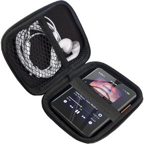 متوافق مع حجة مشغل Hiby R3 II MP3 ، و Lamshaw Hard Shell Travel and Storage Case المتوافقة مع Hiby R3 Gen 2 ، R3 II MP3 Player (Black)