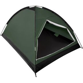 2-Person Camping Dome Tent, Lightweight Waterproof Backpacking Tent with Weather-Resistant Rainfly & Carry Bag, Compact Outdoor Shelter for Hiking, Fishing, Beach Tents for Camping