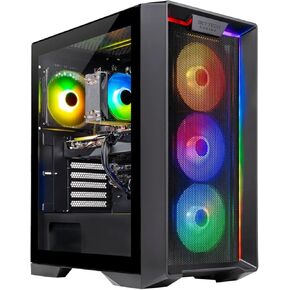 Skytech Nebula Gaming PC Desktop, Intel i5 13400F 2.5 GHz (4.6GHz Turbo), NVIDIA RTX 4060 8GB, 1TB NVMe SSD, 16GB DDR4 RAM 3200, 650W Gold PSU, Wi-Fi, Win 11