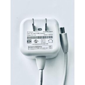 C110011 USB-C 5.0V 3A 15W Replacement Power Adapter for eero Pro 6 Mesh WiFi & More, White