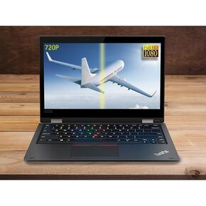 Lenovo ThinkPad L390 Yoga Laptop 13.3" FHD 2 n 1 Touchscreen Netbook & Stylus, Core i5-8265, 8GB RAM, 128GB SSD, Wi-Fi, CAM Windows 11 pro (Renewed)