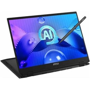MSI Summit E16 AI Studio A1VETG-036US 16" WQXGA 165Hz 2-in-1 Touchscreen Laptop, Intel Core Ultra 7-155H 3.8GHz, 32GB RAM, 1TB SSD, NVIDIA GeForce RTX 4050 6GB, Windows 11 Pro, Ink Black