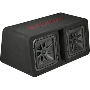 Kicker 45DL7R122 L7R 12 "مضخمات الصوت المزدوجة+العلبة المربعة الفرعية التهوية 2-أوم DL7R122 (متجدد)