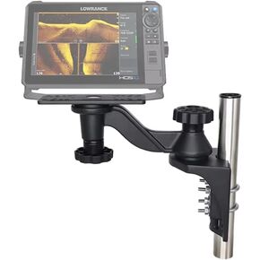 Strg Fish Finder Mount for Kayak, 6" Arm Fish Finder Swing Mount for Boat Marine Electronics Mounts Compatible with Garmin Lowrance Humminbird Fish Finders and More