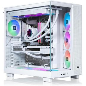 Thermaltake LCGS View 9580S-380XL Gaming Desktop (AMD Ryzen™ 9 9950X3D, ToughRam 32GB DDR5 6000MT/s RGB Memory, NVIDIA® GeForce RTX™ 5080, 2TB NVMe M.2, WiFi, Windows 11) VXLS-X870-580-LCS