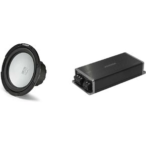 Kicker Marine KPX500.1 PowerSports AMP & 10 "Air Free 4 Ohm Subwoofer Audgrade