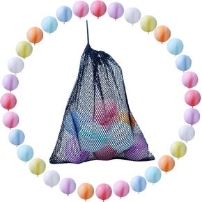 24 Pcs Reusable Water Balloons Water Balls with Portable Mesh Bag, Latex-Free Soft Silicone Water Splash Ball Self Sealing Quick Fill Balloon Summer Outdoor Play Pool Water Toys