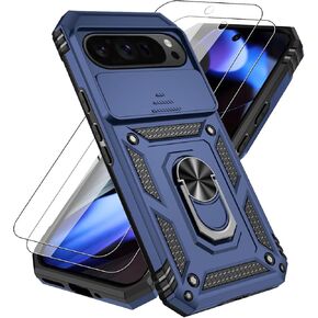 Case for Google Pixel 9A 5G ، Pixel 9A Phone Case مع غطاء الكاميرا وحماية شاشة PCS ، [GRADE GRADE 20 قدمًا.] in Kuwait