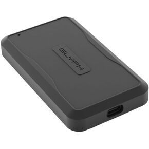 Glyph Atom PRO External NVMe SSD V2 with 3000 MBPS Transfer Speed, Thunderbolt 3 Connectivity, and Rugged Design (2TB, Black)