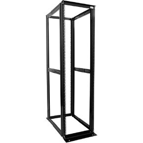 42U 19'' 4 Post Open Frame Adjustable IT Network Data Server Rack Enclosure