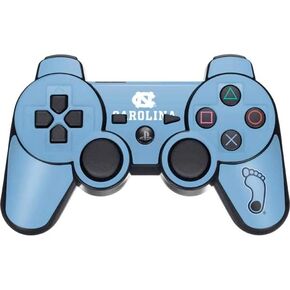 Skinit Decal Gaming Skin Compatible with PS3 Dual Shock Wireless Controller - Officially Licensed College UNC Carolina Logo Design
